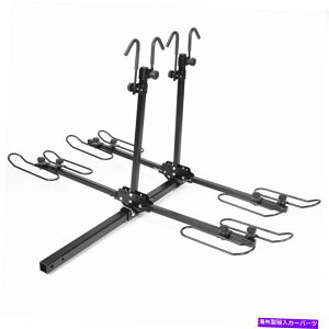 USTCNLA vbgtH[qb`bN4gbNSUV 2 ''V[o[}Egp̎]Ԏ]ԃLA Platform Hitch Rack 4 Bike Bicycle Carrier for Truck SUV 2'' Receiver Mount