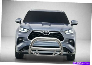 Bull Bar �u���b�N�z�[�X�}�b�N�X�u���o�[�X�e�����X�X�`�[���t�B�b�g20-22�g���^�n�C�����_�[ Black Horse Max Bull Bar Stainless Steel fits 20-22 Toyota Highlander