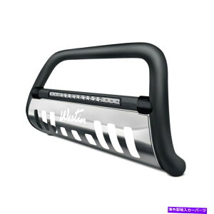 Bull Bar �g���^�^�R�}05-15 3 ���ɂ̃u���b�NLED�u���o�[W�u���b�V���X�L�b�h�v���[�g For Toyota Tacoma 05-15 3 Ultimate Black LED Bull Bar w Brushed Skid Plate�y���s�A���i�z