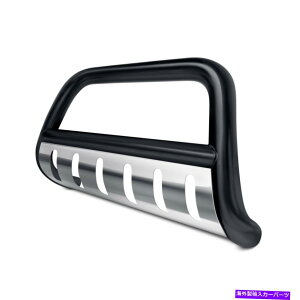 Bull Bar シボレーシルバラード2500 HD 11-19 3 "ブラックブルバーwブラシ付きスキッドプレート用 For Chevy Silverado 2500 HD 11-19 3" Black Bull Bar w Brushed Skid Plate