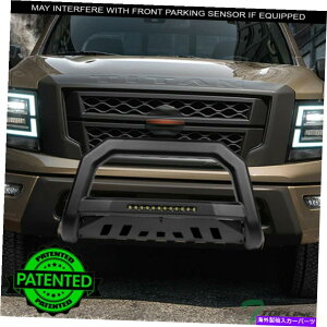 Bull Bar 2016-2021�̃g�s�[�����Y�^�C�^��XD AVT LED Bull Bar Bumper Guard WB -Matte Blk Topine For 2016-2021 Nissan Titan XD AVT LED Bull Bar Bumper Guard wb -Matte Blk�y���s�A���i�z