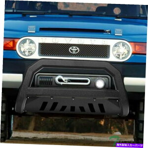 Bull Bar 2007-2014̃gbvCg^FJN[U[AVTuo[OK[h - eNX`uN Topline For 2007-2014 Toyota FJ Cruiser AVT Bull Bar Grille Guard - Textured Blk