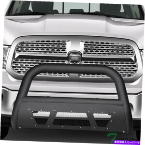 Bull Bar 2009-2018 Dodge Ram 1500 Studded Mesh Bull Bar Guard̃gbvC - }bgubN Topline For 2009-2018 Dodge Ram 1500 Studded Mesh Bull Bar Guard - Matte Black