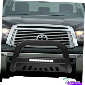 Bull Bar 2007-2021�̃g�b�v���C���g���^�c���h��/�Z�R�C�AAVT�A���~�j�E��LED�u���o�[-Matte Blk Topline For 2007-2021 Toyota Tundra/Sequoia AVT Aluminum LED Bull Bar -Matte Blk