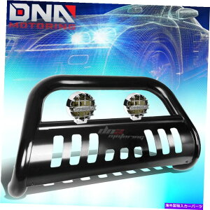 Bull Bar 05-15̃g^^R}2WD/4WDubN3 "uo[OK[h+X[NtHOCg FOR 05-15 TOYOTA TACOMA 2WD/4WD BLACK 3" BULL BAR GRILLE GUARD+SMOKED FOG LIGHT