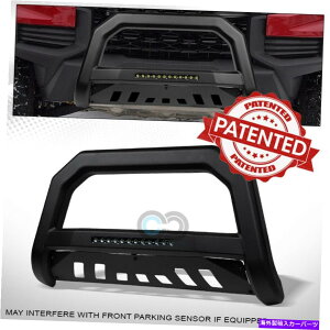 Bull Bar 15-22�V�{���[�R�����h/GMC�L���j�I���}�b�g�u���b�NAVT LED���C�g�u���o�[�K�[�hWB Fits 15-22 Chevy Colorado/GMC Canyon Matte Black AVT LED Light Bull Bar Guard wb�y���s�A���i�z