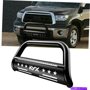 Bull Bar 2007-2021�̃��C�g�t���u���o�[�g���^�c���h�� /�Z�R�C�A08-21�o���p�[�O�����K�[�h Bull Bar w/ Light For 2007-2021 Toyota Tundra /Sequoia 08-21 Bumper Grille Guard