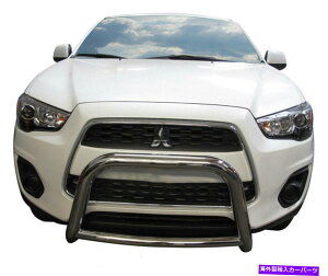 Bull Bar APUXeXuX|[co[uVop[K[h14-20OHAEg_[̂߂̃op[K[h APU Stainless Bull Sport Bar Brush Bumper Guard for 14-20 Mitsubishi Outlander