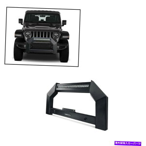 Bull Bar 18-22�̃u���b�N�z�[�X�A�[�}�[�u���o�[�W�[�v�����O���[JL/20-22�W�[�v�O���f�B�G�[�^�[�哱 Black Horse Armour Bull Bar For 18-22 Jeep Wrangler JL/20-22 Jeep Gladiator-LED�y���s�A���i�z