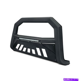 Bull Bar ホンダパイロット10-15 armordillo arシリーズブラックLEDブルバーWブラックスキッドプレート For Honda Pilot 10-15 Armordillo AR Series Black LED Bull Bar w Black Skid Plate