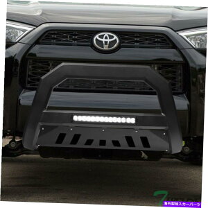 Bull Bar 2010-2021g^4i[AVTA~jELEDuo[K[h̃gbvC-MatteBlk Topline For 2010-2021 Toyota 4Runner AVT Aluminum LED Bull Bar Guard - Matte Blk