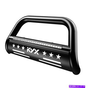 Bull Bar Kyx��2007-2021 Toyota Tundra/Sequoia TexturedBLK AVT�̃u���o�[�K�[�h��LED���܂���AVT KYX LED Bull Bar Guard For 2007-2021 Toyota Tundra/Sequoia Textured Blk AVT�y���s�A���i�z