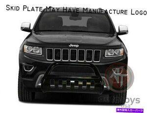 Bull Bar ATU�u���o�[��14-21�W�[�v�`�F���L�[�u���o�[�X�L�b�h�v���[�g�u���b�N�X�`�[�� ATU Bull Bar Fits 14-21 Jeep Cherokee Bull Bar skid plate Black steel�y���s�A���i�z
