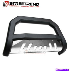 Bull Bar 11-18シルバラード/シエラHDマットブラックAVTブルバーブラシバンパーガードスキッド For 11-18 Silverado/Sierra HD Matte Black AVT Bull Bar Brush Bumper Guard Skid