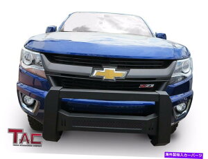 Bull Bar 2015-2022�V�{���[�R�����h/GMC�L���j�I�����b�V�����W�����[�u���o�[�O�����K�[�h For 2015-2022 Chevy Colorado/GMC Canyon Mesh Modular Bull Bar Grille Guard�y���s�A���i�z