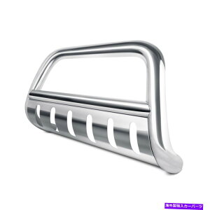 Bull Bar シボレーシルバラード1500 LD 19 3 "磨かれたブルバーwブラシ付きスキッドプレート For Chevy Silverado 1500 LD 19 3" Polished Bull Bar w Brushed Skid Plate