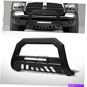 Bull Bar �K��05-11�_�R�^/06-09���C�_�[�}�b�g�u���b�NAVT�A���~�j�E��LED���C�g�u���o�[�K�[�h Fits 05-11 Dakota/06-09 Raider Matte Black AVT Aluminum LED Light Bull Bar Guard�y���s�A���i�z