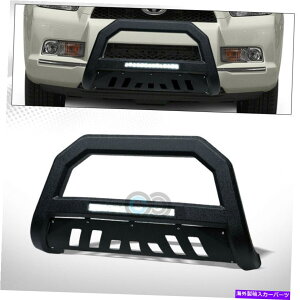 Bull Bar 10-21g^4i[eNX`ubNAVTA~jELEDCguo[K[h Fits 10-21 Toyota 4Runner Textured Black AVT Aluminum LED Light Bull Bar Guard