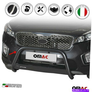 Bull Bar Kia Sorento 2016-2018 Black S.Steel̃uo[tgop[OK[h Bull Bar Front Bumper Grill Guard For Kia Sorento 2016-2018 Black S.Steel
