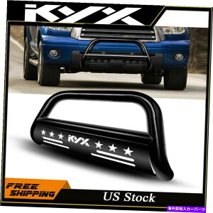 Bull Bar 3 "�u���o�[�v�b�V���o���p�[�O�����K�[�h2007-2020�g���^�c���h��/�Z�R�C�A�u���b�N 3" Bull Bar Push Bumper Grill Guard For 2007-2020 Toyota Tundra/sequoia Black