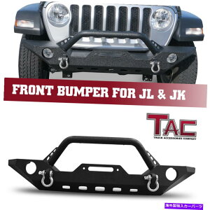 Bull Bar 18-22�̍����e�N�X�`���t�����g�o���p�[�W�[�v�����O���[JL/20-22�O���f�B�G�[�^�[�u���o�[ Black Textured Front Bumper for 18-22 Jeep Wrangler JL/20-22 Gladiator Bull Bar�y���s�A���i�z