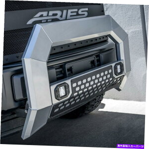 Bull Bar ���r��2155100�N�����A���~�j�E���u���o�[�́A�����̃��C�g�t�����C�g�t��1500 ARIES 2155100 Chrome Aluminum Bull Bar with Lights for Select Ram 1500