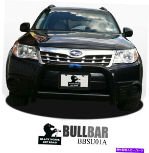 Bull Bar ubNz[XubNuo[op[OK[htBbg09-13XotHX^[ Black Horse Black Bull Bar Bumper Grille Guards Fits 09-13 Subaru Forester
