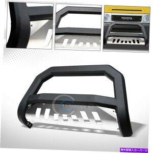 Bull Bar tBbg07-14g^FJN[U[}bguN/XLbhAVT{[huo[op[OK[h Fit 07-14 Toyota Fj Cruiser Matte Blk/Skid AVT Bold Bull Bar Bumper Grille Guard