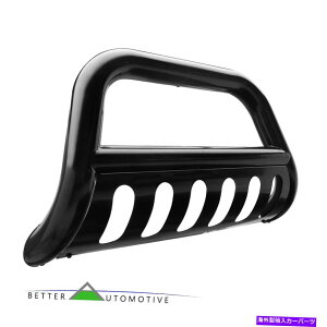 Bull Bar 3 2004-2015�̃u���b�N�u���o�[���Y�^�C�^��/�A���}�_�O�����K�[�h�t�����g�o���p�[ 3 Black Bull Bar for 2004-2015 Nissan Titan/Armada Grille Guard Front Bumper�y���s�A���i�z