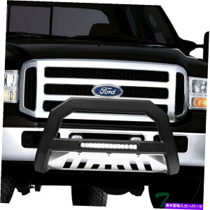 Bull Bar 2005�N����2007�N�̃g�b�v���C���t�H�[�hF250/F350 AVT�A���~�j�E��LED�u���o�[-MatteBLK/SKID Topline For 2005-2007 Ford F250/F350 AVT Aluminum LED Bull Bar -Matte Blk/Skid�y���s�A���i�z