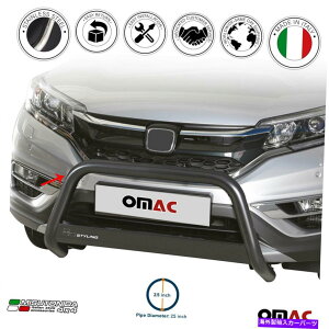 Bull Bar z_CR-V 2017-2019ubNuo[tgop[OK[hS.Steel For Honda CR-V 2017-2019 Black Bull Bar Front Bumper Grill Guard S.Steel