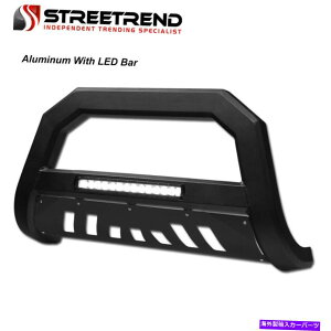 Bull Bar 03-09̃g^4runner/gx470}bgubNAVA~jELEDuo[op[K[h For 03-09 Toyota 4Runner/GX470 Matte Black AV Aluminum LED Bull Bar Bumper Guard