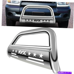 Bull Bar 2001�N����2007�N�̃g���^�Z�R�C�A�N���V�b�N�o���p�[�K�[�h�v�b�V���u���o�[�̃V���o�[�ɓK���Ă��܂� Fits for 2001-2007 Toyota Sequoia Classic Bumper Guard Push Bull Bar in silver