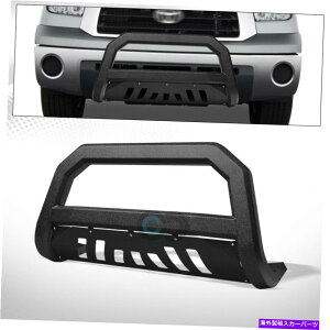 Bull Bar �t�B�b�g07-21�g���^�c���h��/�Z�N�\�A�e�N�X�`���u���b�NAV�u���o�[�o�[�o���p�[�O�����K�[�h Fits 07-21 Toyota Tundra/Sequoia Textured Black AV Bull Bar Bumper Grille Guard�y���s�A���i�z