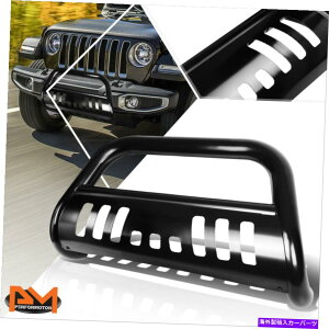 Bull Bar 18-19�̃W�[�v�����O���[3 �`���[�u�u���o�[�t�����g�v�b�V���o���p�[�O�����K�[�h�u���b�N For 18-19 Jeep Wrangler 3 Tubing Bull Bar Front Push Bumper Grille Guard Black�y���s�A���i�z