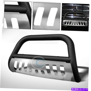 Bull Bar �t�B�b�g10-18�_�b�W����2500/3500�}�b�g�u���N/�X�L�b�h�u���o�[�u���V�o���p�[�O�����K�[�h Fits 10-18 Dodge Ram 2500/3500 Matte Blk/Skid Bull Bar Brush Bumper Grille Guard�y���s�A���i�z