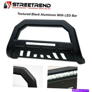 Bull Bar 2005�N����2007�N�̃t�H�[�hF250/F350�e�N�X�`��BLK AVT�A���~�j�E��LED�u���o�[�o���p�[�K�[�h For 2005-2007 Ford F250/F350 Textured Blk AVT Aluminum LED Bull Bar Bumper Guard�y���s�A���i�z
