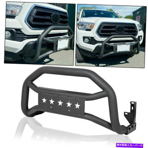 Bull Bar 2005-2021g^^R}eNX`ubNuo[̃tgop[OK[h Front Bumper Grille Guard For 2005-2021 Toyota Tacoma Textured Black Bull Bar