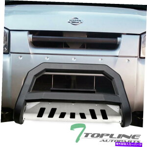 Bull Bar 2001N2004ÑgbvCYteBAAVTuo[OK[h-MatteBlk/Skid Topline For 2001-2004 Nissan Frontier AVT Bull Bar Grille Guard - Matte Blk/Skid