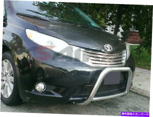 Bull Bar 11-15�g���^�V�G�i�X�e�����X�u���o�[�t�����g�o���v�v���e�N�^�[�O�����K�[�h�N���� 11-15 Toyota Sienna Stainless Bull Bar Front Bumpe Protector Grille Guard Chrome