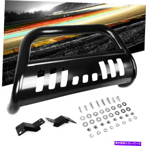 Bull Bar 97-04�_�b�W�_�R�^/�f�������S�̃u���b�N�u���o�[�o���p�[�O�����K�[�h�X�L�b�h�v���[�g�L�b�g Black Bull Bar Bumper Grille Guard Skid Plate Kit For 97-04 Dodge Dakota/Durango�y���s�A���i�z
