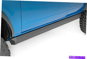 Bull Bar 2021ÑtTCỸuR̃tJg[SR2A~jE[-52002 Rough Country SR2 Aluminum Rail for 2021 Full Size Bronco - 52002