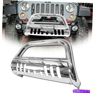 Bull Bar 10-18�W�[�v�����O���[JK�̂��߂̃X�e�����X�N�����u���o�[�v�b�V���o���p�[�O�����K�[�h Stainless Chrome Bull Bar Push Bumper Grille Guard For 10-18 Jeep Wrangler JK�y���s�A���i�z