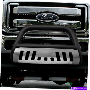 Bull Bar 2011-2016 Ford F250/F350uo[op[K[h̃gbvC - }bguN/A~jE Topline For 2011-2016 Ford F250/F350 Bull Bar Bumper Guard - Matte Blk/Aluminum