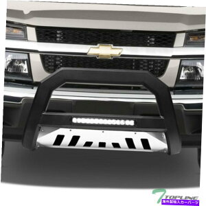 Bull Bar 2004-2012�̃g�b�v���C���R�����h/�L���j�I��AVT�A���~�j�E��LED�u���o�[-MatteBlk/Skid Topline For 2004-2012 Colorado/Canyon AVT Aluminum LED Bull Bar - Matte Blk/Skid�y���s�A���i�z