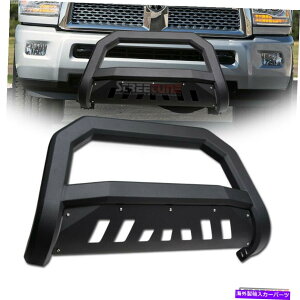 Bull Bar 10-18�p�_�b�WRAM 2500/3500�}�b�g�u���NAVT�u���o�[�o�[�o���p�[�O�����O�����K�[�h For 10-18 Dodge Ram 2500/3500 Matte Blk Avt Bull Bar Bumper Grill Grille Guard�y���s�A���i�z
