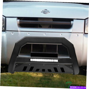 Bull Bar 2001N2004ÑgbvCYteBA/Xterra AVA~jELEDuo[-MatteBlk Topline For 2001-2004 Nissan Frontier/Xterra AV Aluminum LED Bull Bar -Matte Blk