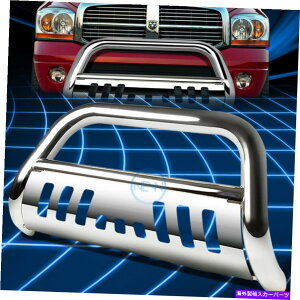 Bull Bar 97-04�_�R�^�f�������S3 �N����S/S�u���o�[�v�b�V���o���p�[�O�����K�[�hW/�X�L�b�h For 97-04 Dakota Durango 3 Chrome S/S Bull Bar Push Bumper Grille Guard w/Skid�y���s�A���i�z