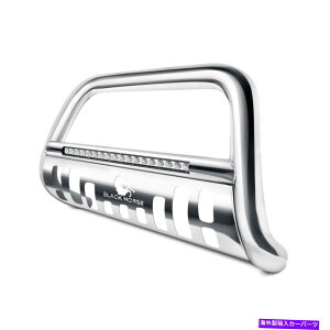 Bull Bar NTXGX460 14-21ubNz[X3 "r[R|bVhuo[WXLbhv[g For Lexus GX460 14-21 Black Horse 3" Beacon Polished LED Bull Bar w Skid Plate