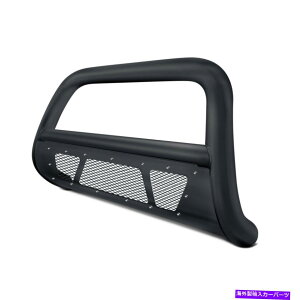 Bull Bar �V�{���[�V���o���[�h3500 08-10 3 MS�V���[�Y�u���b�N�u���o�[W���b�V���X�L�b�h�v���[�g For Chevy Silverado 3500 08-10 3 MS Series Black Bull Bar w Mesh Skid Plate�y���s�A���i�z